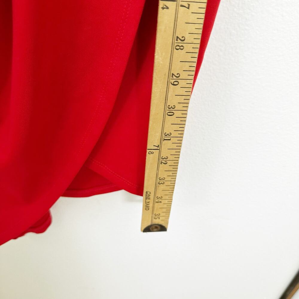 Hello Molly Bodycon Knee-Length Dress Red Knot Front sz M - Picture 10 of 10